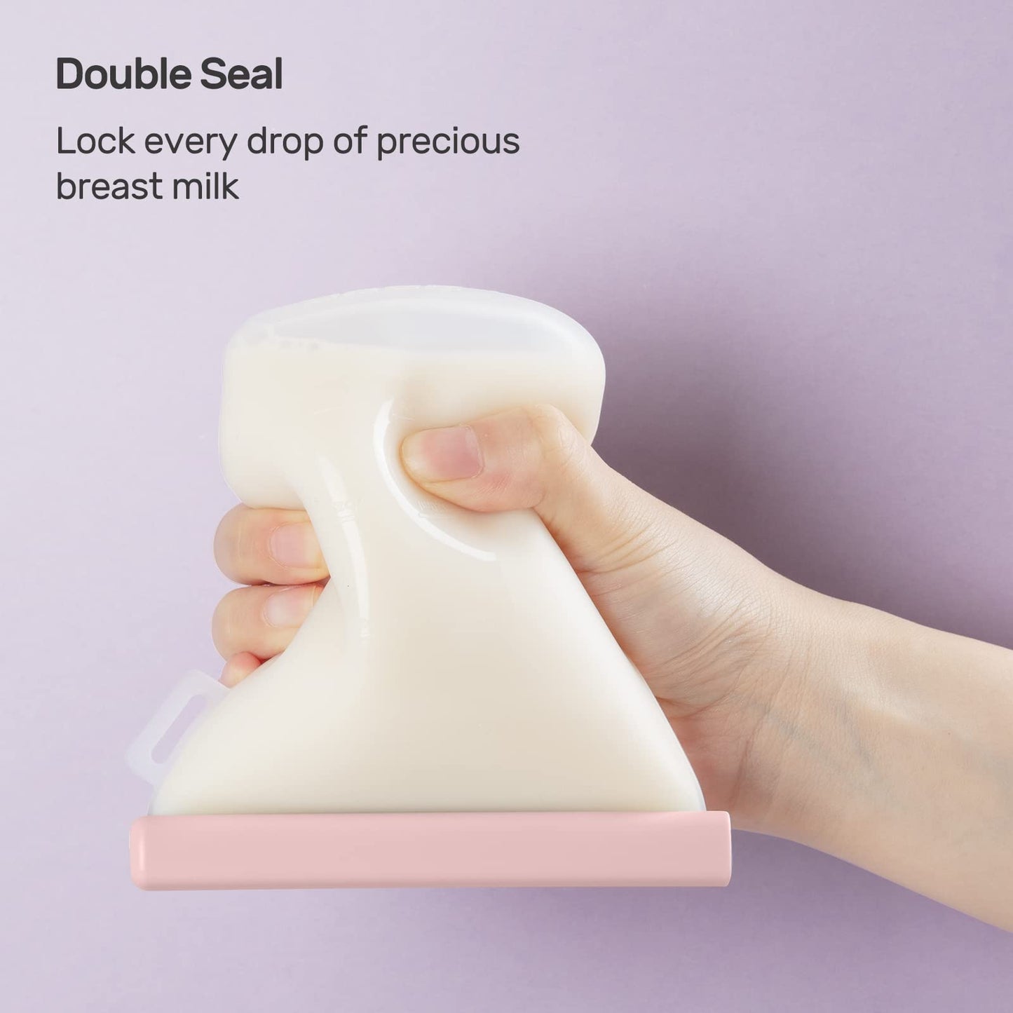 Reusable Breast Milk Storage Bags With Leakproof Seal