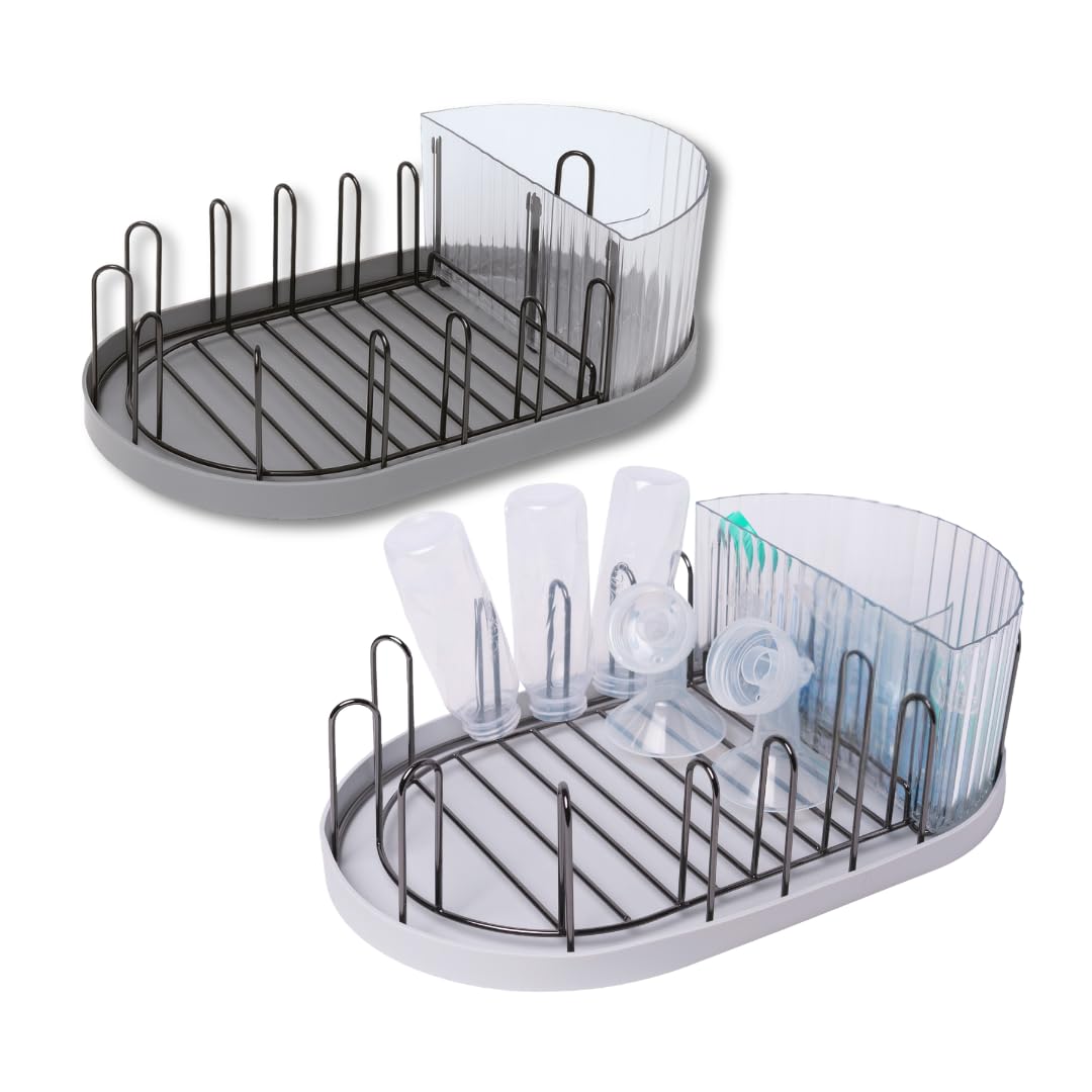 Stainless Steel Bottle Drying Rack With Open-Air Design