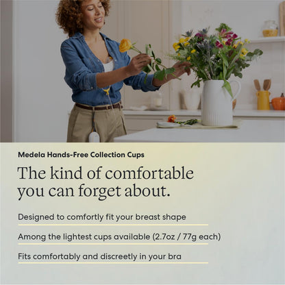 Breast Pump With Hands-Free Collection Cups