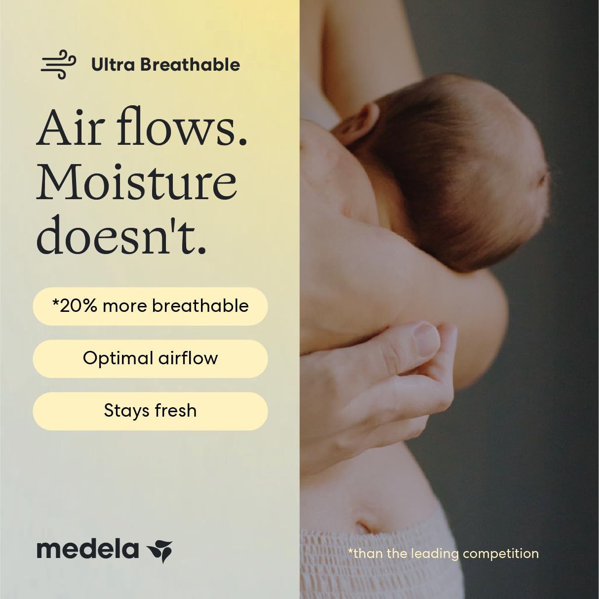Ultra-Breathable Nursing Pads with High Absorbency