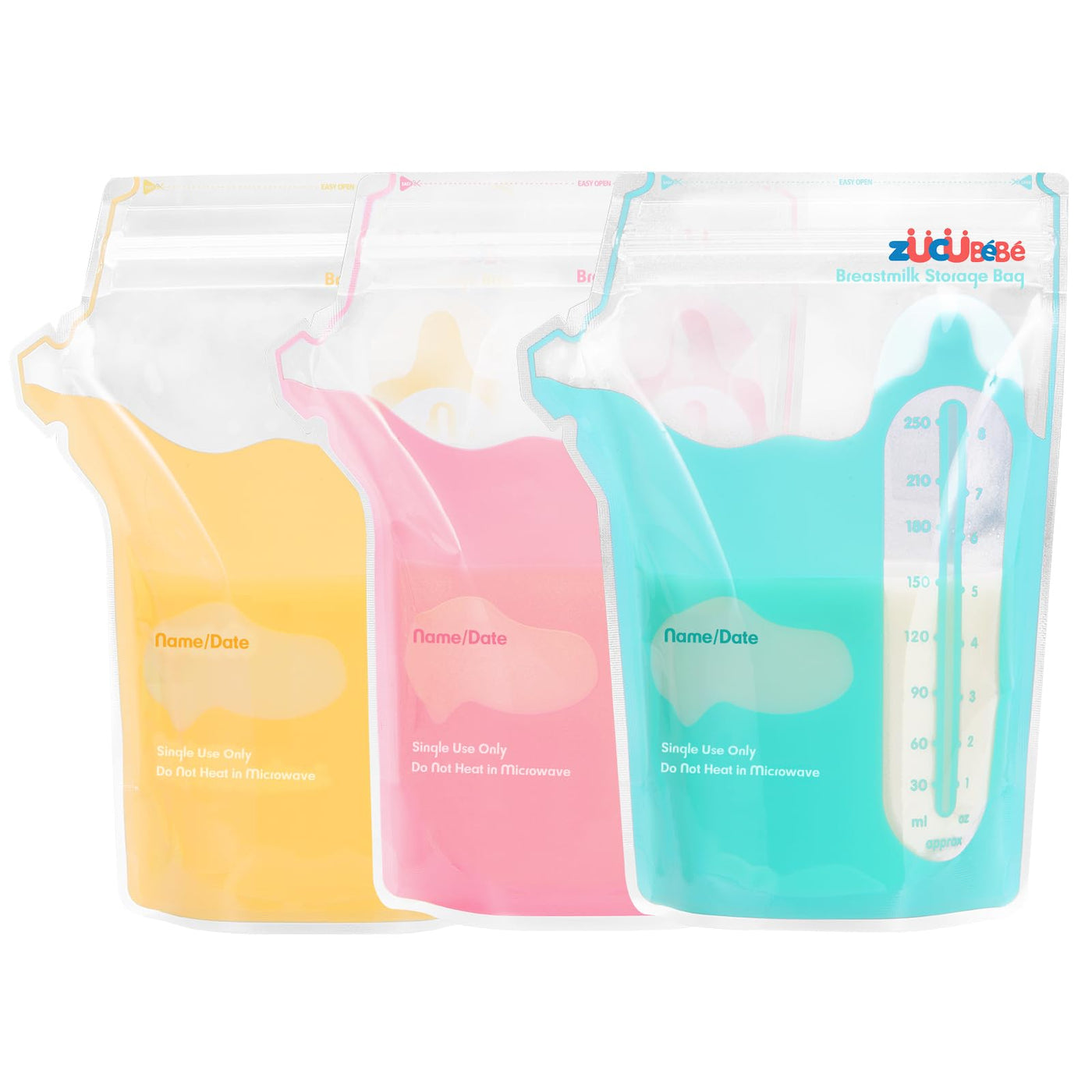 Breast Milk Storage Bags With Leakproof Design