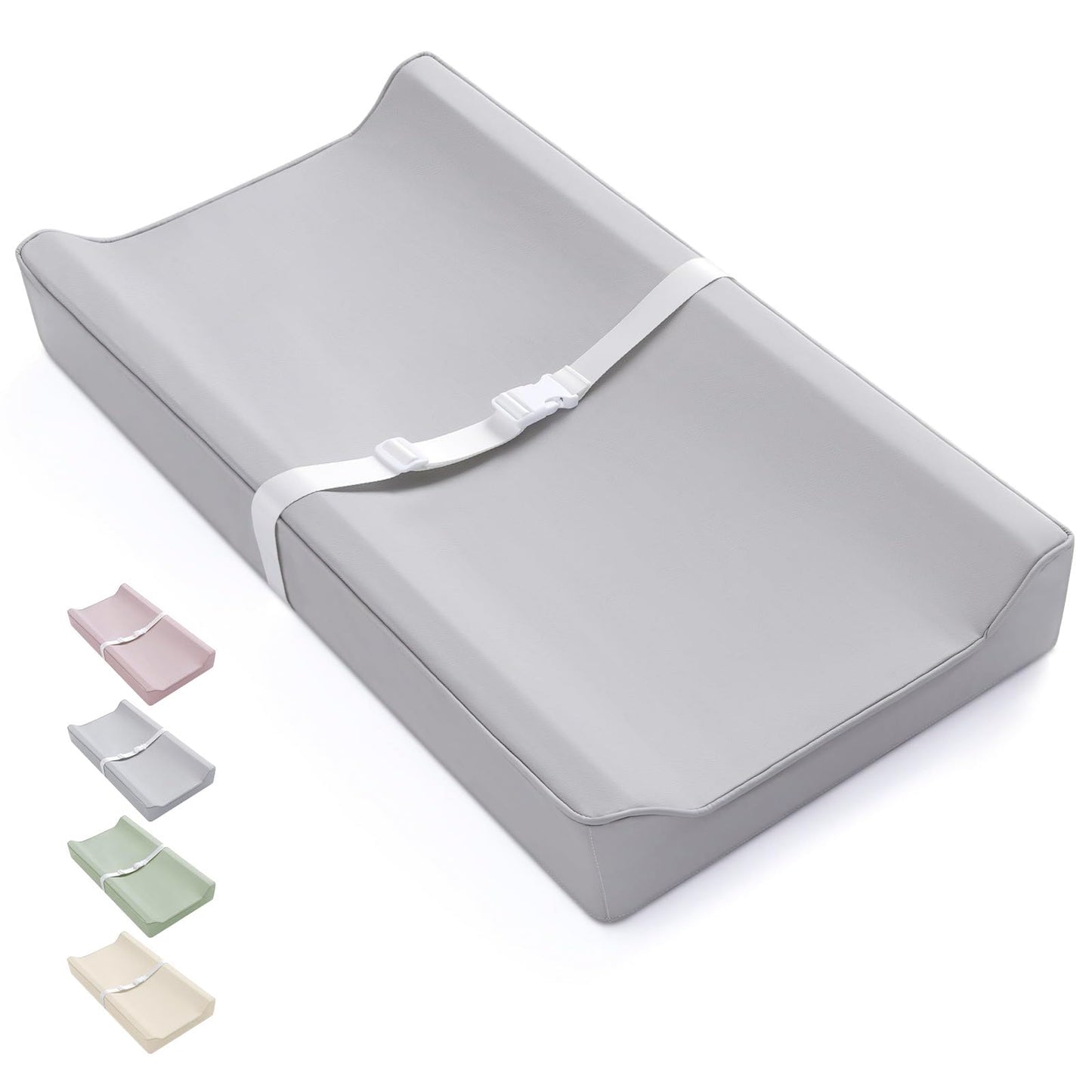 Waterproof Baby Changing Pad With Wipe-Clean Cover