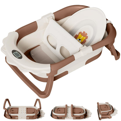 Collapsible Baby Bathtub With Temperature Monitor