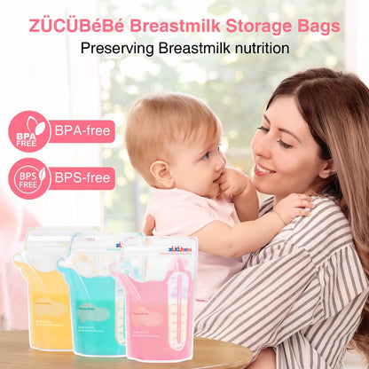 Breast Milk Storage Bags With Leakproof Design
