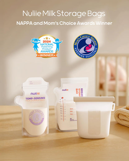 Breast Milk Storage Bags With Temperature Sensor