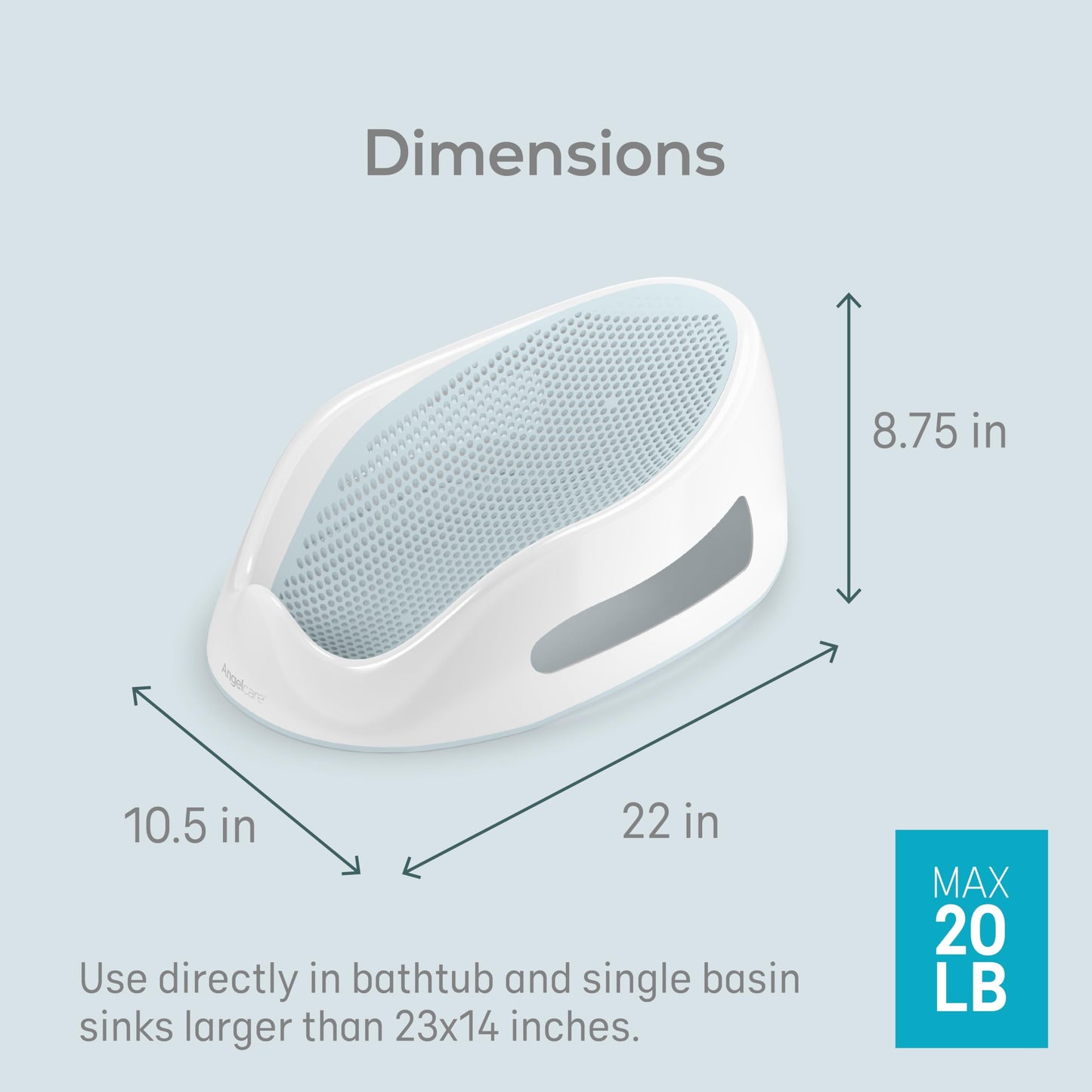 Baby Bath Support With Ergonomic Comfort Design