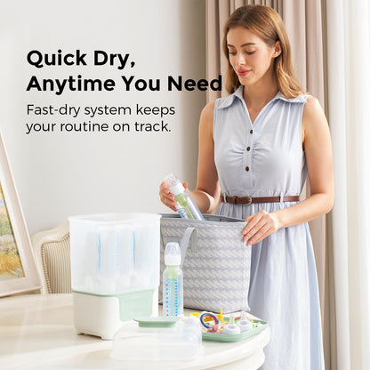 4-in-1 Bottle Sterilizer & Dryer With Compact Design