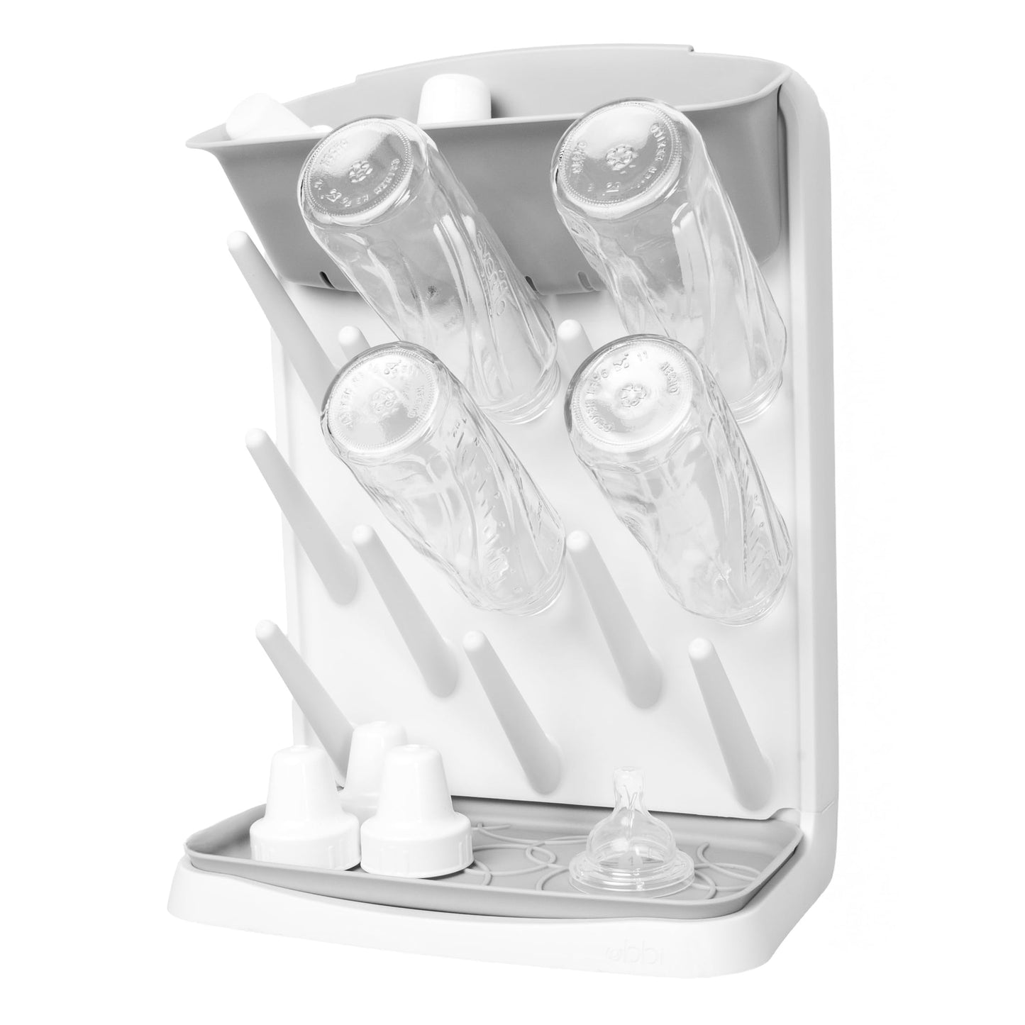 Vertical Baby Bottle Drying Rack With Space-Saving Design