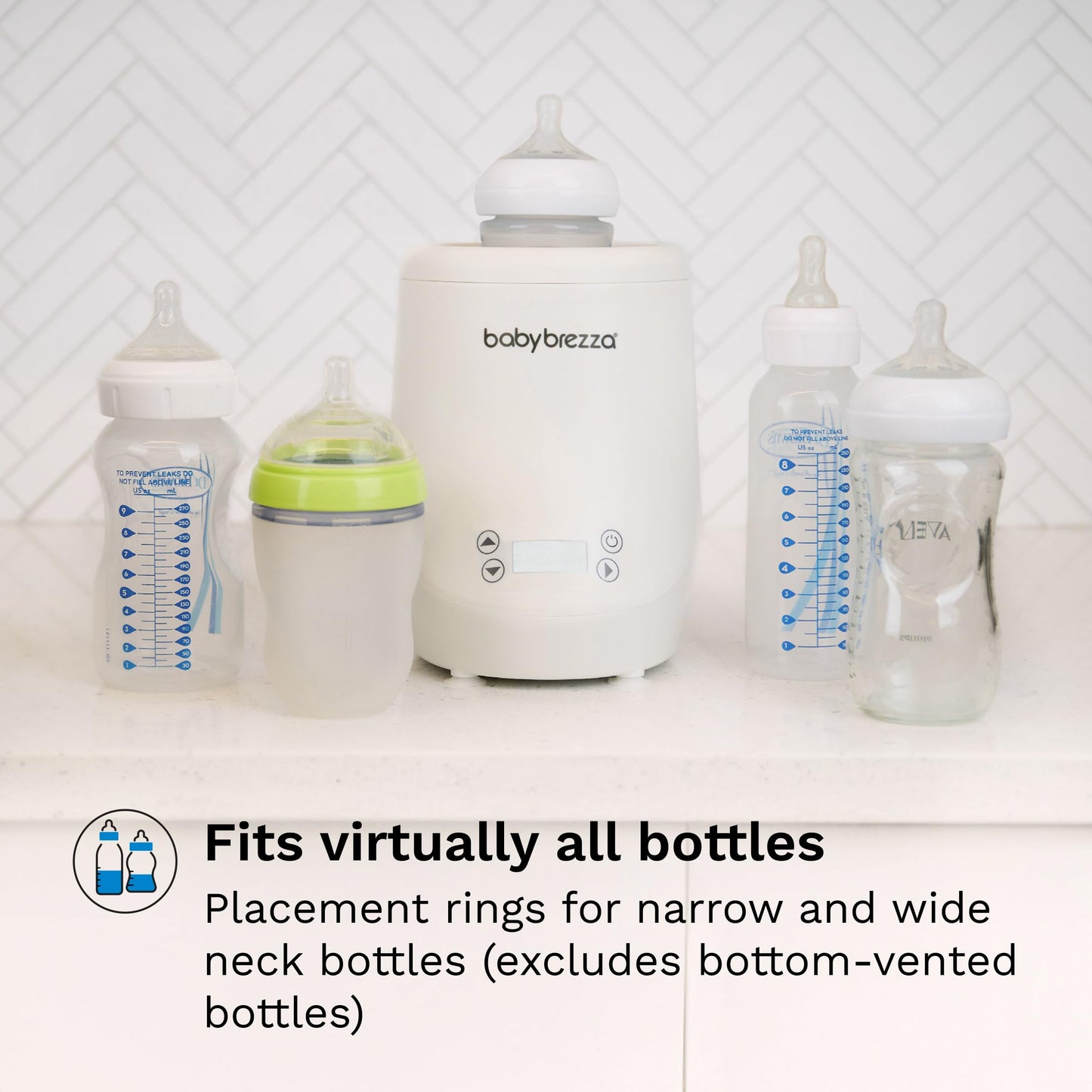 Waterless Bottle Warmer With AirSwirl Heating