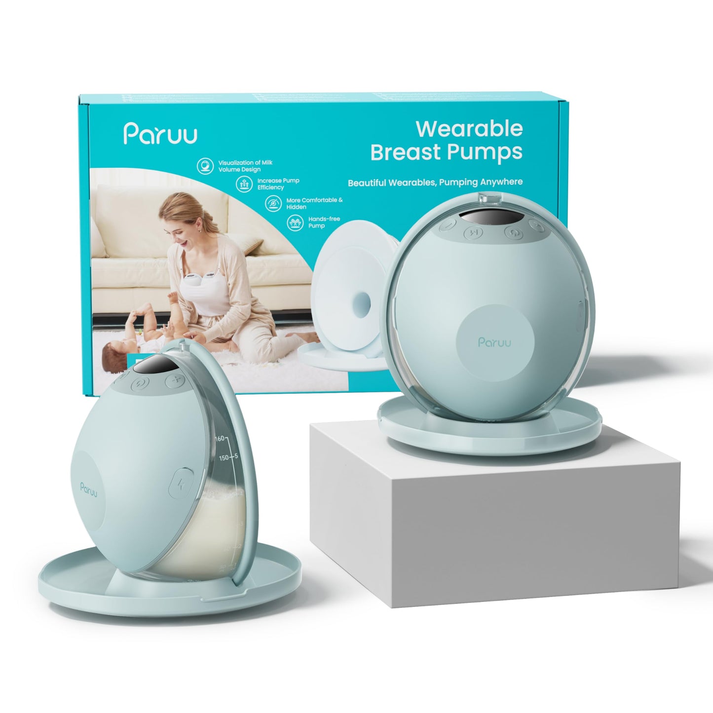 Wearable Breast Pump With 4 Modes & 12 Suction Levels