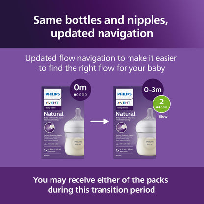 Natural Baby Bottle with Natural Response Nipple