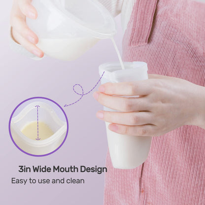 Reusable Breast Milk Storage Bags With Leakproof Seal