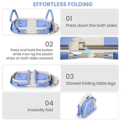 Collapsible Baby Bathtub With Temperature Monitor