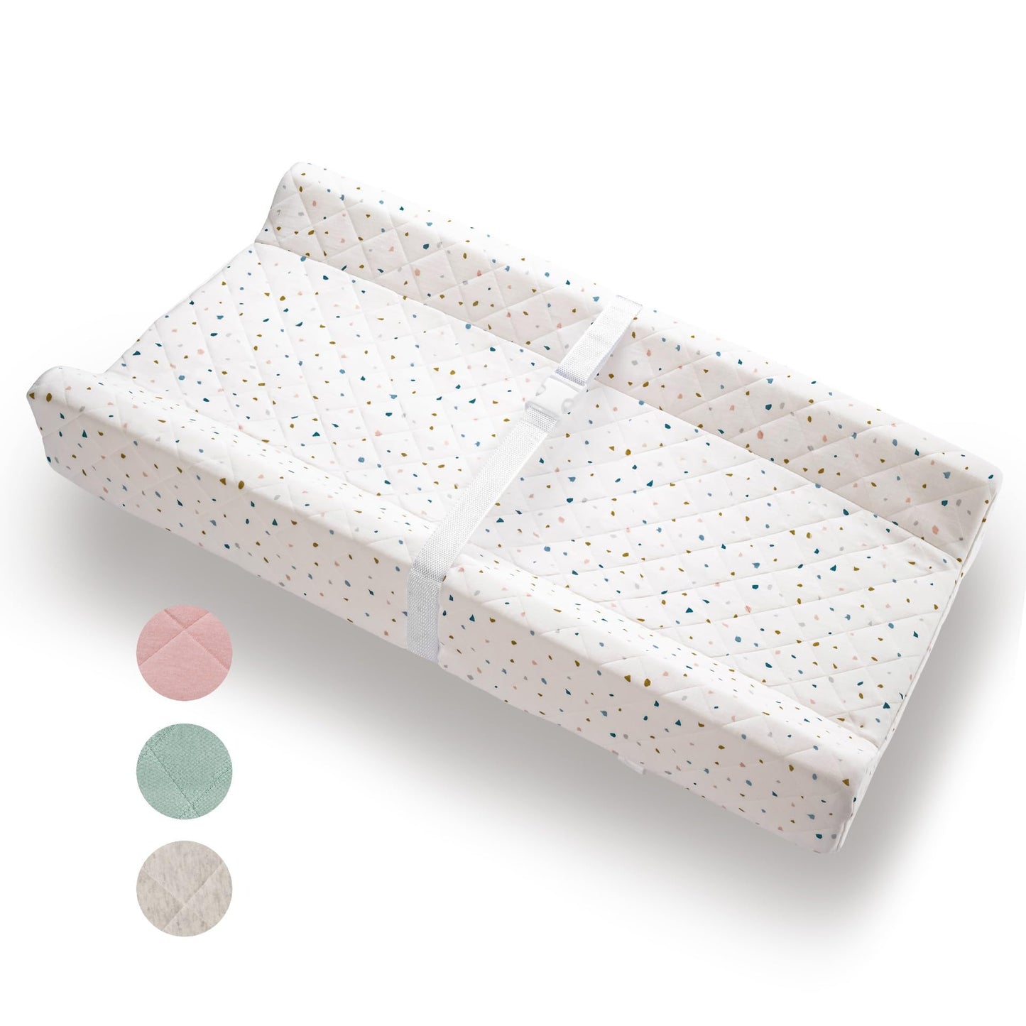 Organic Cotton Baby Changing Pad With Waterproof Foam