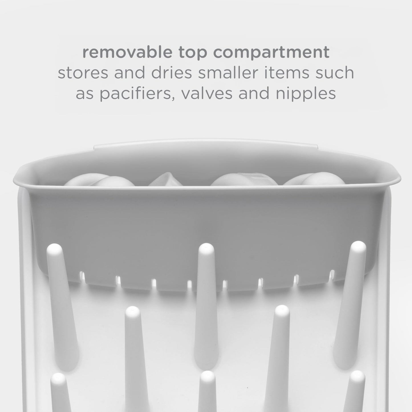Vertical Baby Bottle Drying Rack With Space-Saving Design
