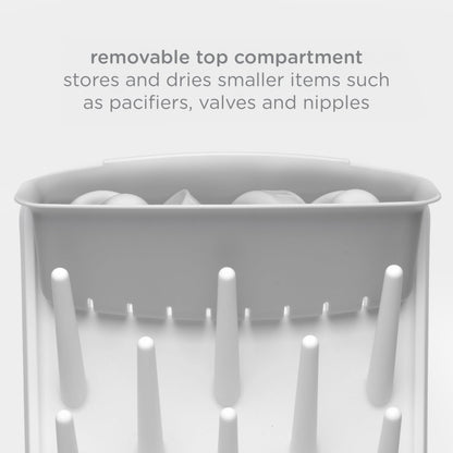 Vertical Baby Bottle Drying Rack With Space-Saving Design