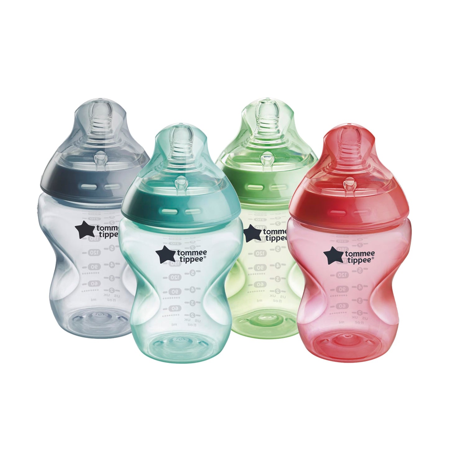 Anti-Colic Baby Bottles with Breast-Like Nipple