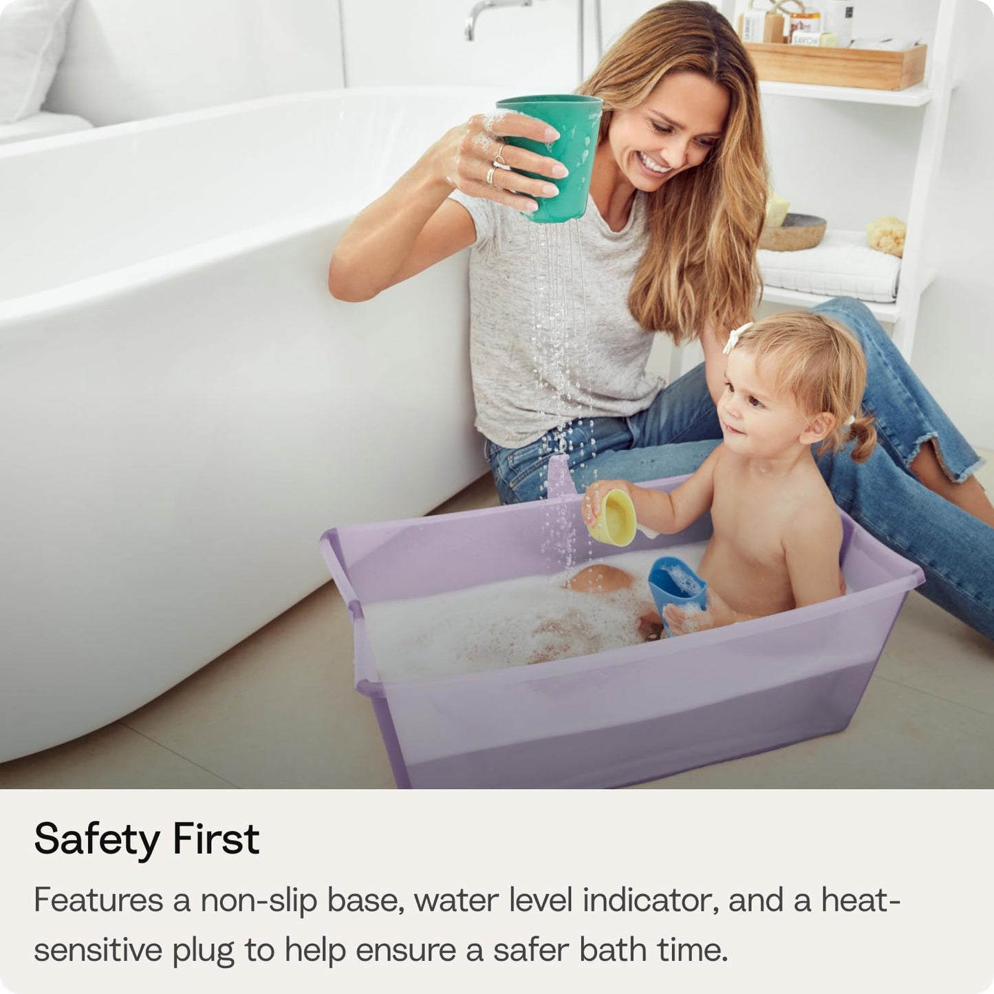 X-Large Baby Bathtub With Foldable Design