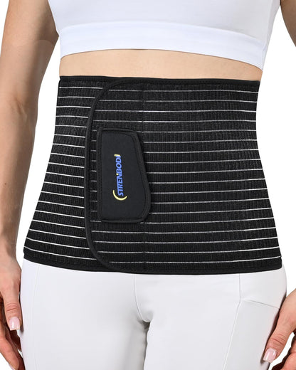 Postpartum Belly Wrap With Adjustable Compression