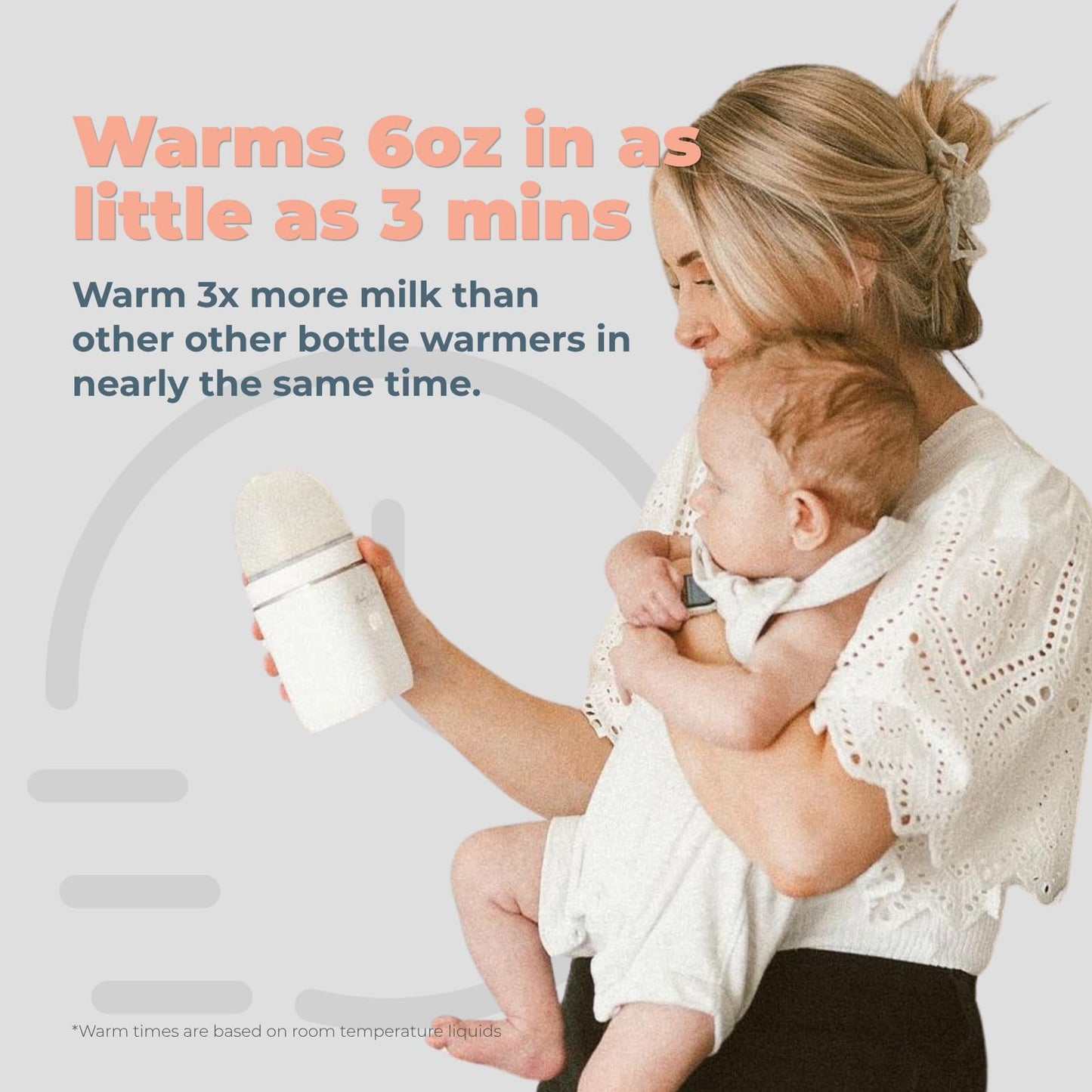 Cordless Portable Bottle Warmer for Travel