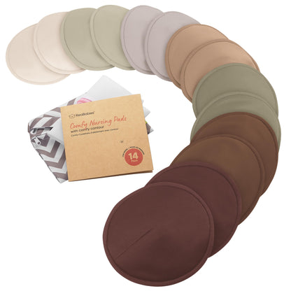 Organic Washable Nursing Pads with Bamboo Viscose