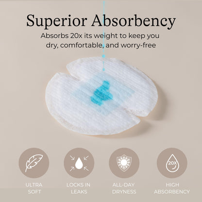 Stay Dry Disposable Nursing Pads with High Absorbency