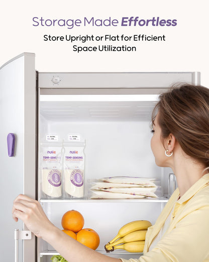 Breast Milk Storage Bags With Temperature Sensor