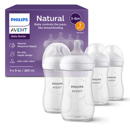 Natural Baby Bottle with Natural Response Nipple