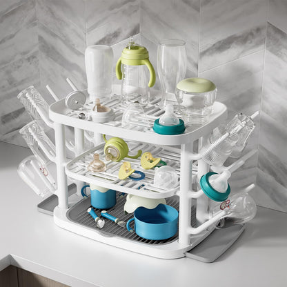 3-Tier Baby Bottle Drying Rack With 360° Ventilation