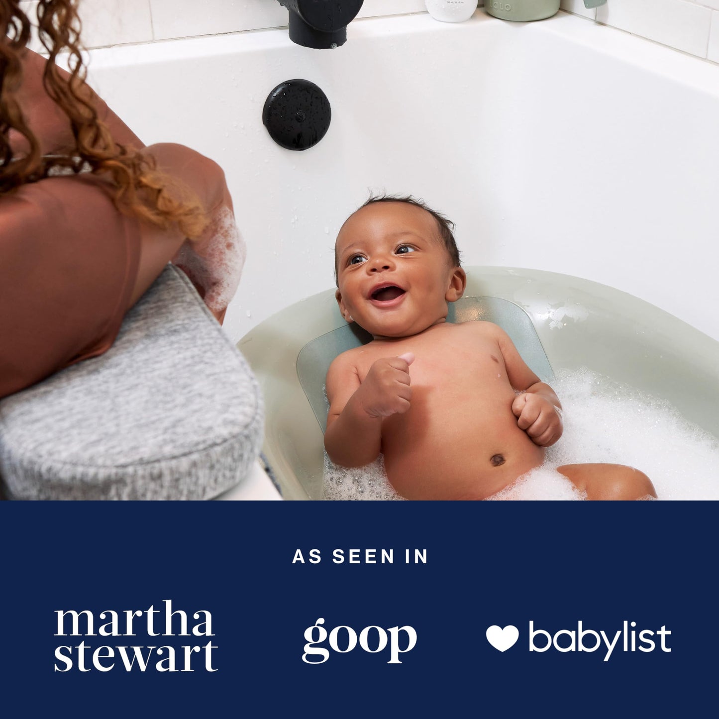3-Piece Baby Bathtub Set With Rinse Cup