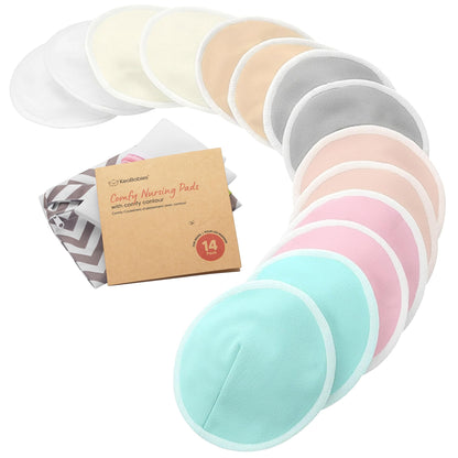 Organic Washable Nursing Pads with Bamboo Viscose