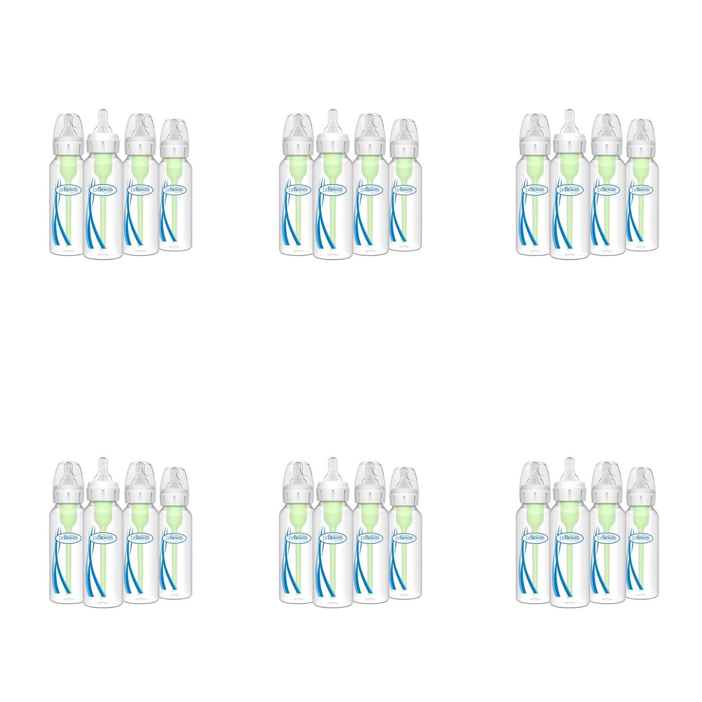 Anti-Colic Baby Bottle with Slow Flow Nipple