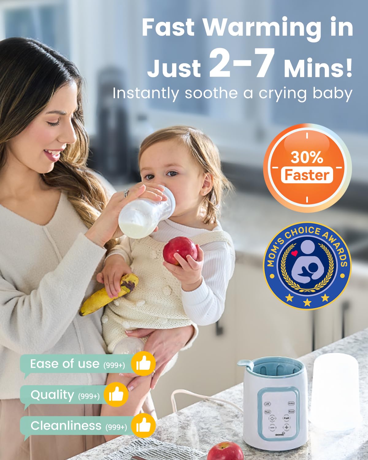 Bottle Warmer With Fast Heating for Breast Milk