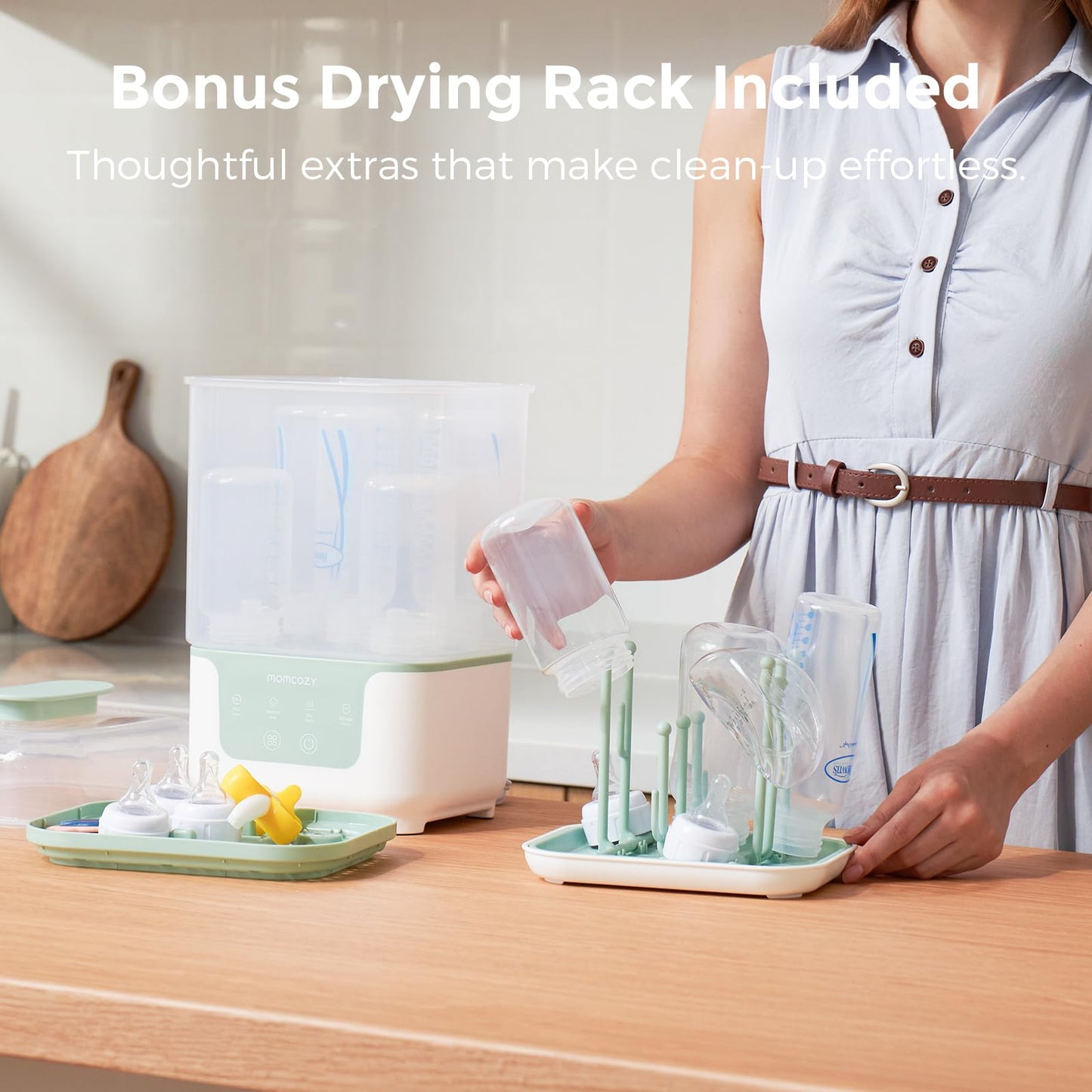 4-in-1 Bottle Sterilizer & Dryer With Compact Design
