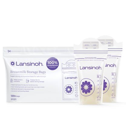 Breast Milk Storage Bags With Leakproof Design