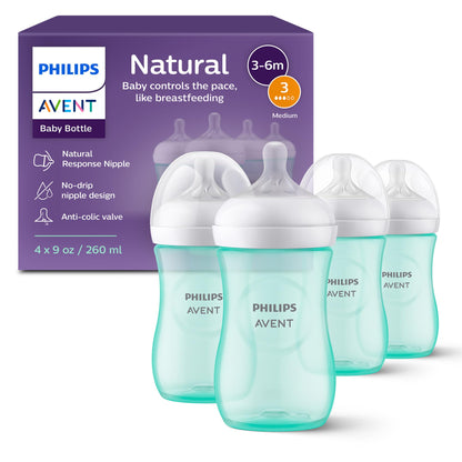 Natural Baby Bottle with Natural Response Nipple