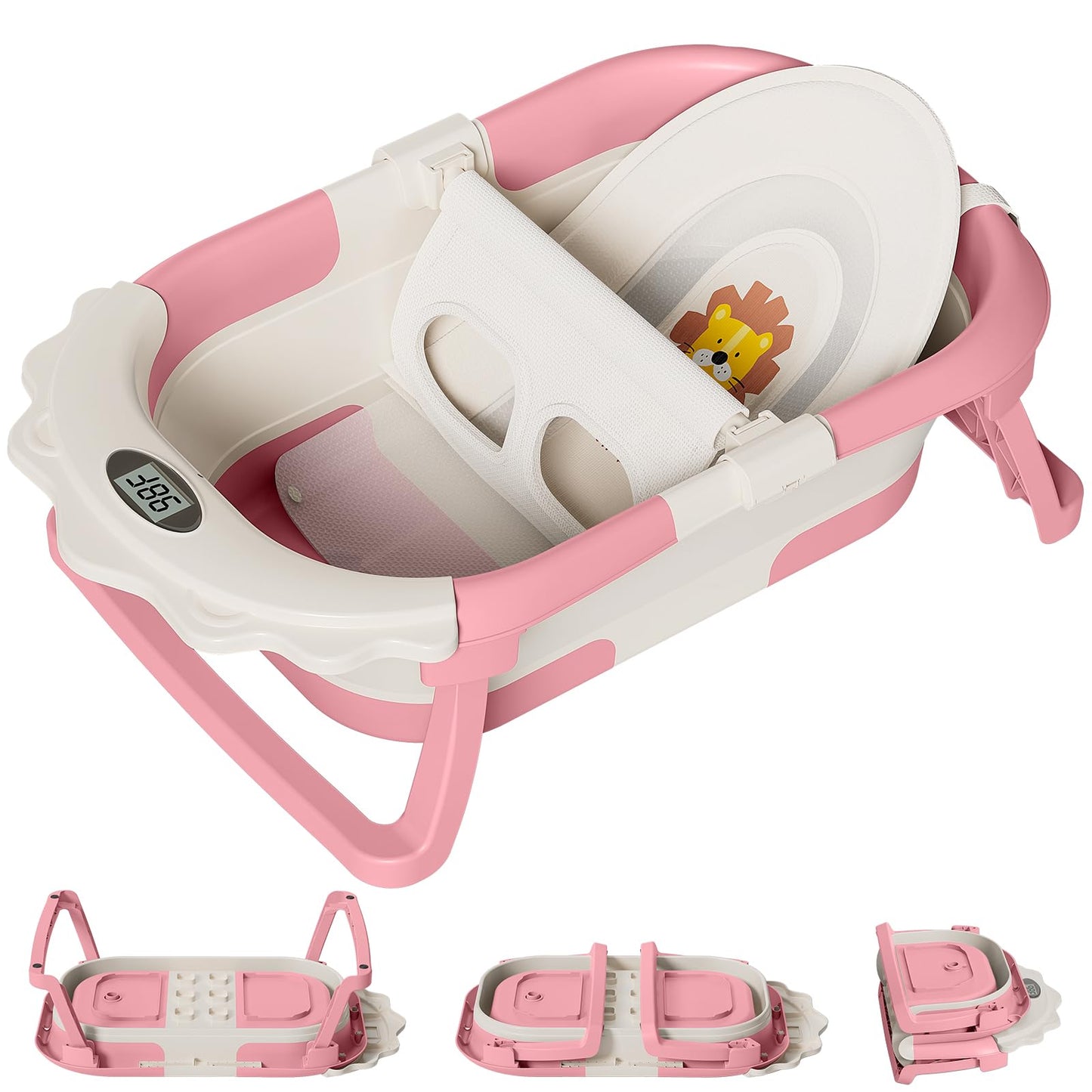 Collapsible Baby Bathtub With Temperature Monitor