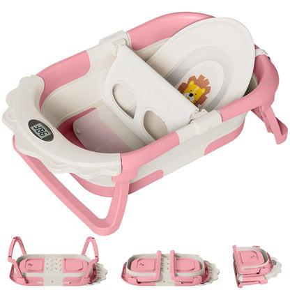Collapsible Baby Bathtub With Temperature Monitor