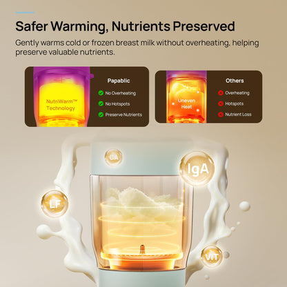 Portable Bottle Warmer With Fast Even Heating