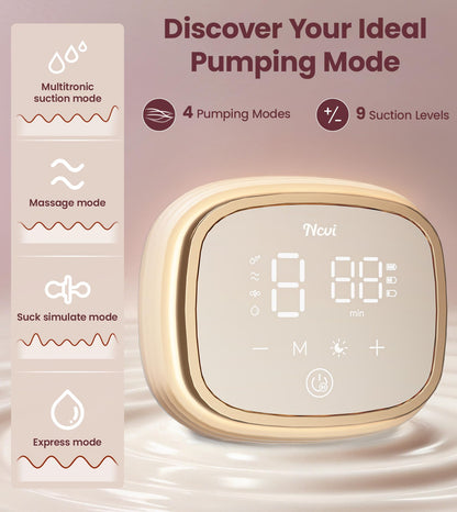 Electric Breast Pump With Adjustable Suction