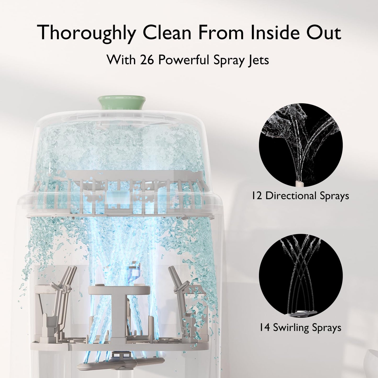 Baby Bottle Washer & Portable Breast Milk Cooler