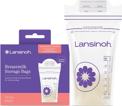 Breast Milk Storage Bags With Leakproof Design