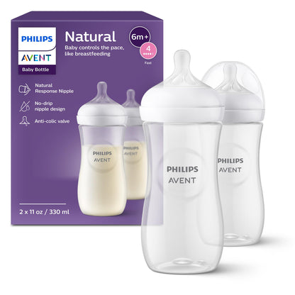 Natural Baby Bottle with Natural Response Nipple
