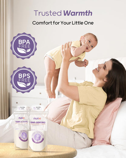 Breast Milk Storage Bags With Temperature Sensor