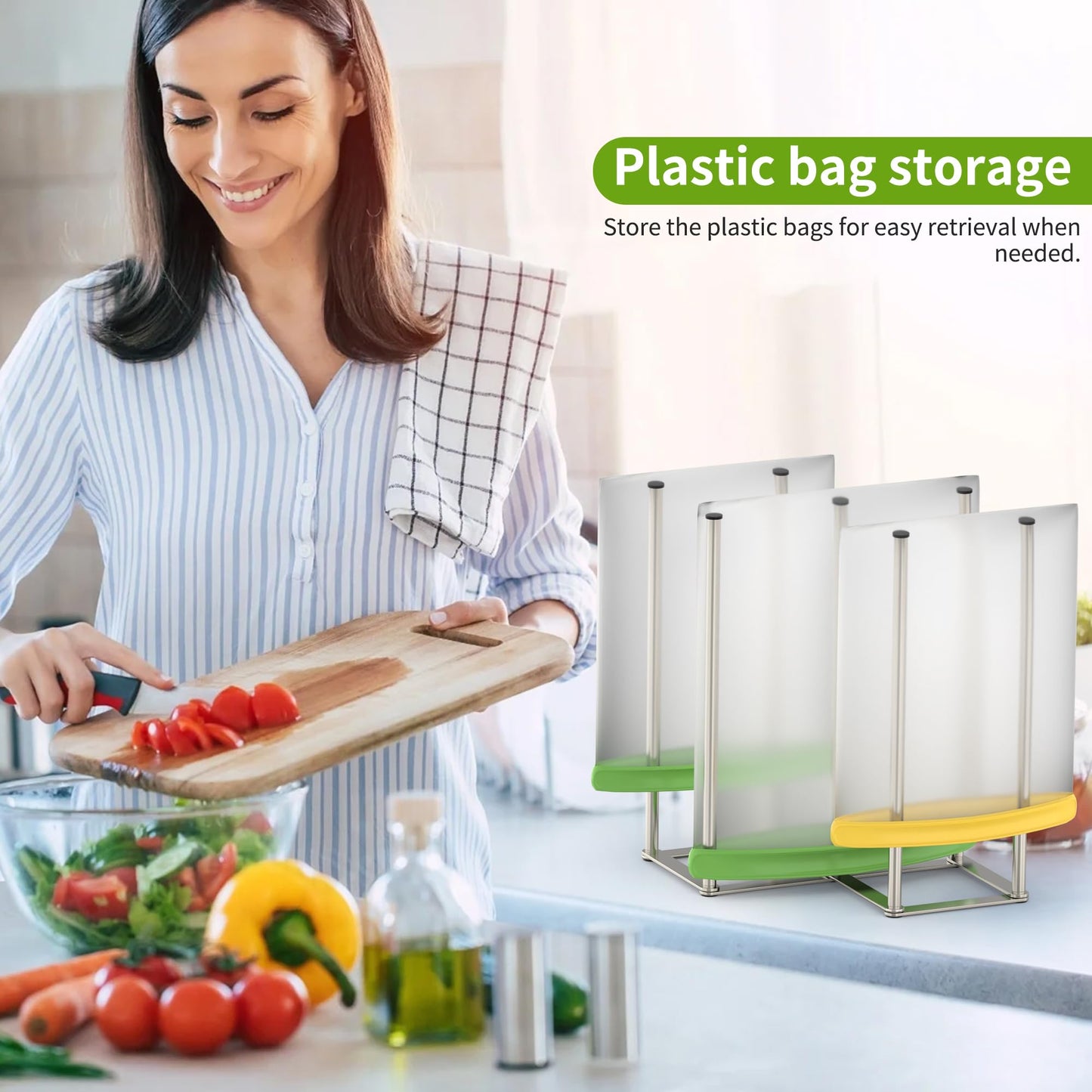 Foldable Bottle Drying Rack With Stainless Steel Design