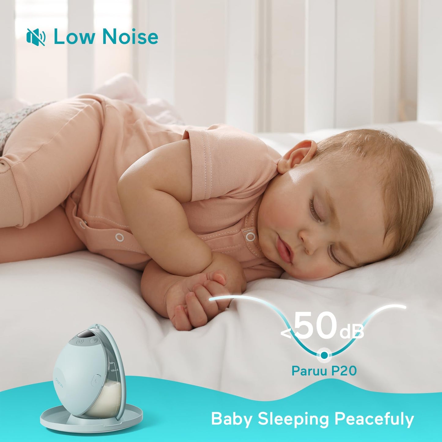 Wearable Breast Pump With 4 Modes & 12 Suction Levels