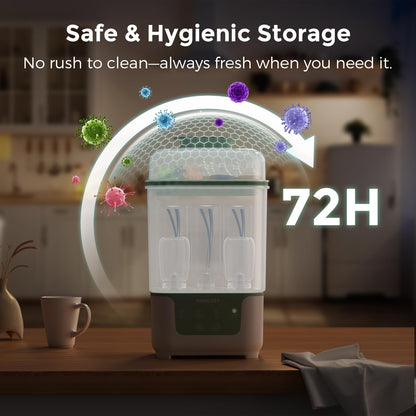 4-in-1 Bottle Sterilizer & Dryer With Compact Design