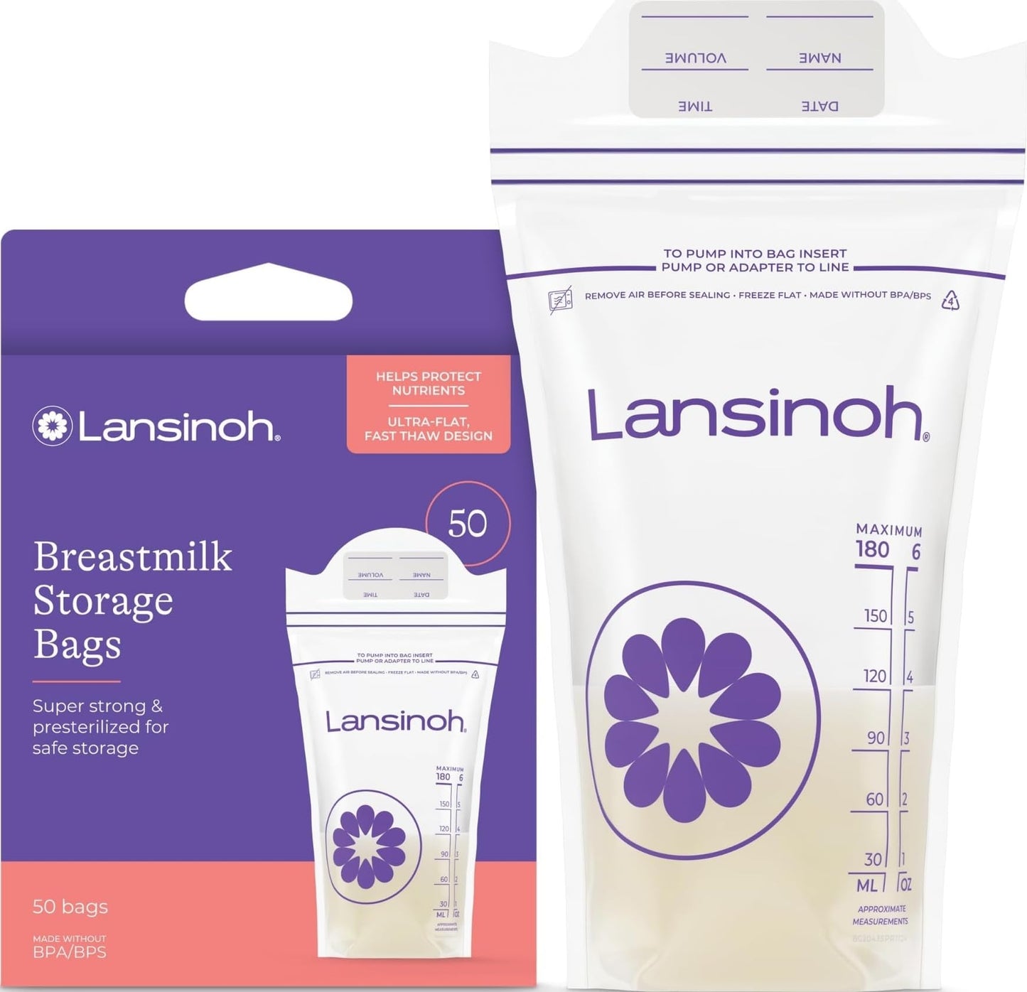 Breast Milk Storage Bags With Leakproof Design