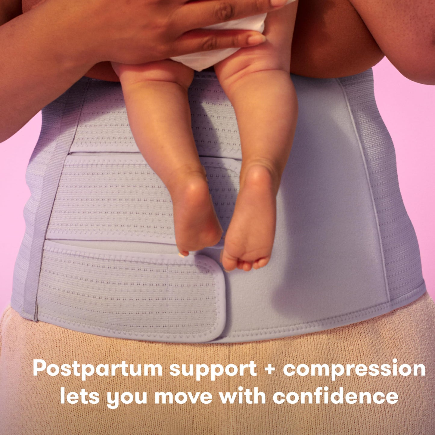 Postpartum Belly Binder With Adjustable Support