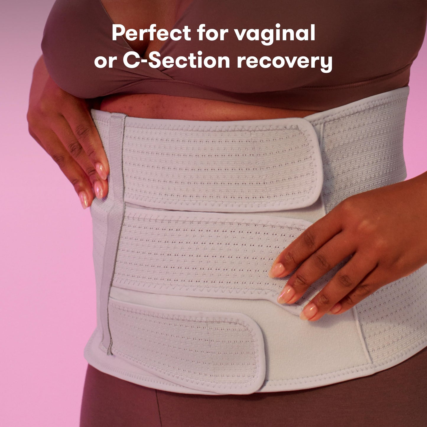 Postpartum Belly Binder With Adjustable Support